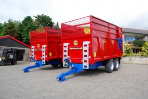 Two Marshall QM/1200SS Monocoque Trailers